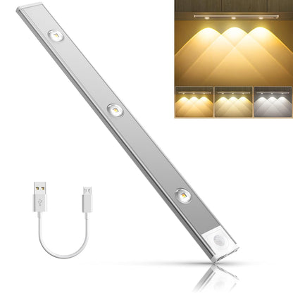 Wireless Motion Sensor  Cabinet LED Light – USB Rechargeable, Stick-on- Kitchen & Stairs