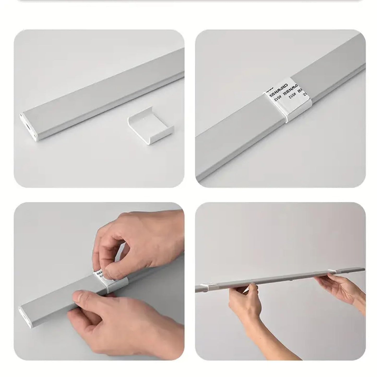 Wireless Motion Sensor  Cabinet LED Light – USB Rechargeable, Stick-on- Kitchen & Stairs