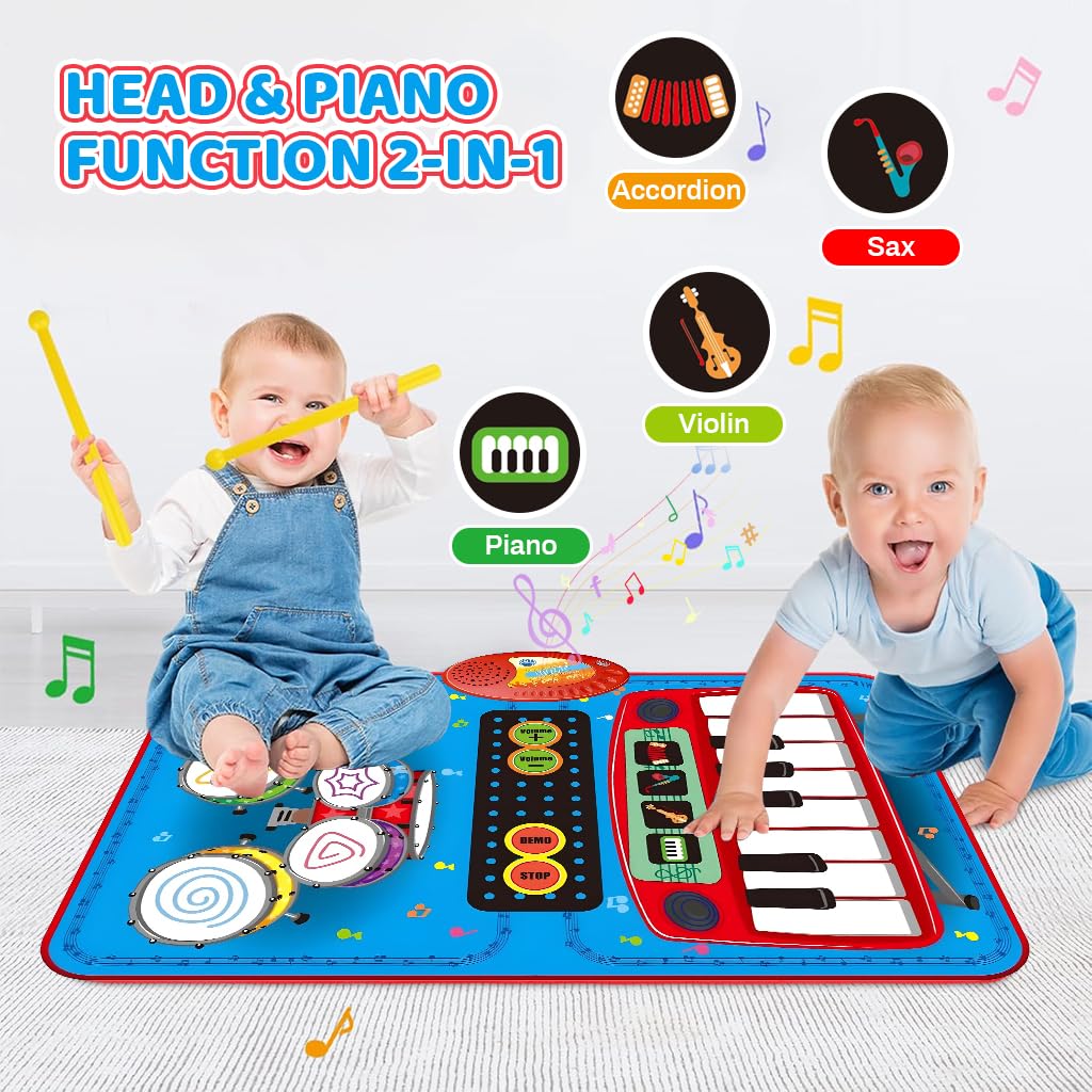 BeatDrop™ Magic Piano Play Mat