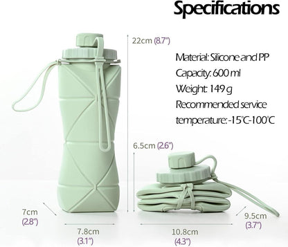 AquaFold™ Collapsible Water Bottle