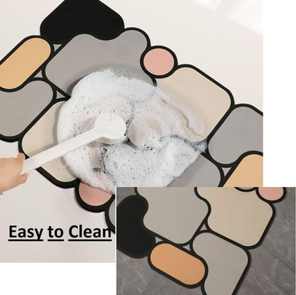 AuraBlend Abstract Floor Carpets(Pack of 2)