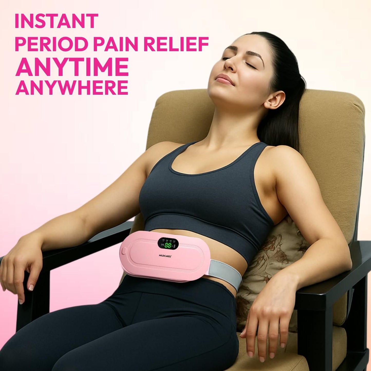 Portable Cordless Heating Pad for Menstrual Pain Relief