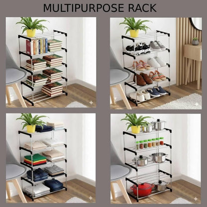 4 Layers Metal Shoes/Books Rack